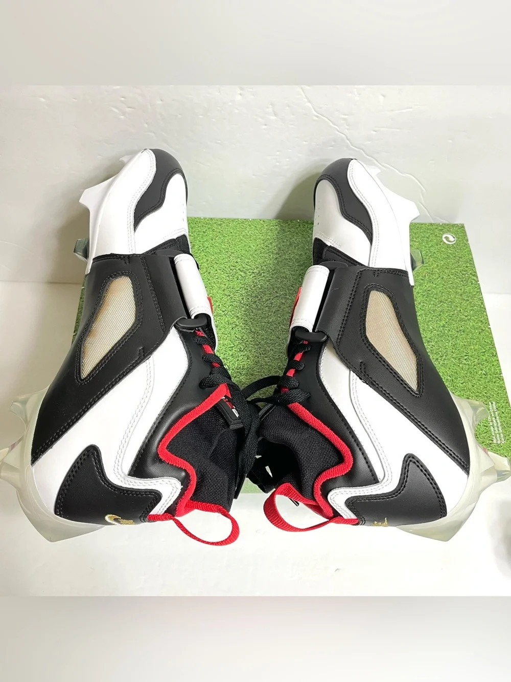 Nike Diamond Turf 93 TD 49ers Deion Sanders Football Cleats Size 8 HF5298-100